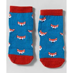 Cute Walk by Babyhug Knit Ankle Length Anti-Bacterial Socks with Animal Design Pack of 3 - Blue