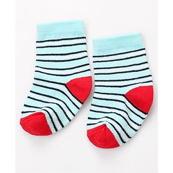 Cute Walk by Babyhug Knit Ankle Length Anti Bacterial Socks With Dino Design Pack of 3 - Multicolor