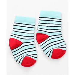 Cute Walk by Babyhug Knit Ankle Length Anti Bacterial Socks With Dino Design Pack of 3 - Multicolor