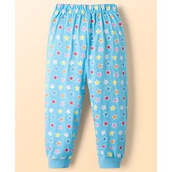 Babyhug Disney Single Jersey Knit Full Length Night Suit With Winnie The Pooh Graphics - Light Blue