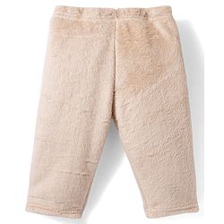Babyhug Cotton Knit Full Sleeves Night Suit With Animal Applique - Peach
