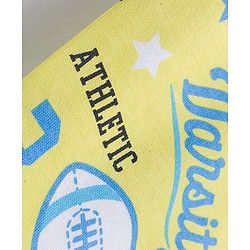 Babyhug Interlock Knit Full Length Diaper Leggings with Stripes & Vehicle Print Pack of 3 - Yellow & Blue