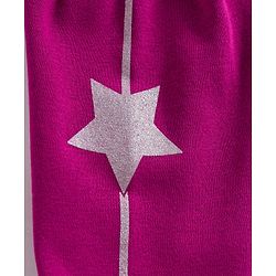 Babyhug Fleece Knit Full Sleeves Premium Heavy Gauge Warm Fleece Fabric Sweatshirt With Smile Print - Purple