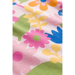 Babyhug Cotton Knit Full Sleeves Co-ords Night Suit With Floral Print - Pink