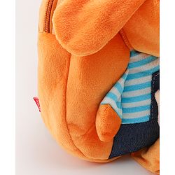 Babyhug Fashion Doggy Applique Backpack - Light Brown