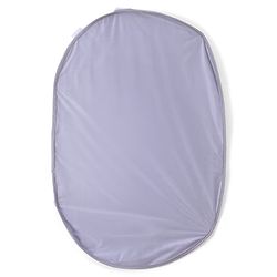 Babyhug 2-in-1 Premium Snuggle Nest with Mosquito Net & Diaper Changing Mat  White & Grey| for 012 Months Babies| Soft Breathable Fabric| Portable Baby Bed| New Born Gifting Option