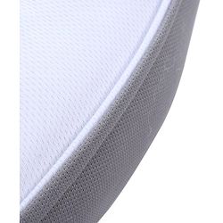 Babyhug 2-in-1 Premium Snuggle Nest with Mosquito Net & Diaper Changing Mat  White & Grey| for 012 Months Babies| Soft Breathable Fabric| Portable Baby Bed| New Born Gifting Option