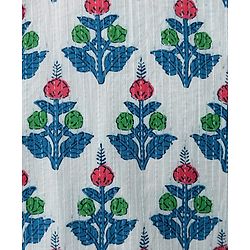 Babyhug Cambric Full Sleeves Floral Printed Kurta Dhoti Set - White