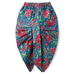 Babyhug Cambric Full Sleeves Floral Printed Kurta Dhoti Set - White