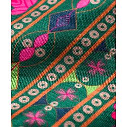 Babyhug Cambric Full Sleeves Kurta Pajama Set with Jacket & Floral Print - Fuchsia
