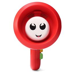 Babyhug Interactive Musical Trumpet Toy with Flashing Lights & Music - Red & Yellow| Learning Toy for Toddlers| Battery Operated | BIS Certified| Toy for 12+ Months Boys & Girls| Gifting Option