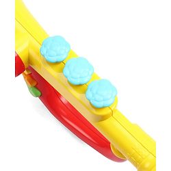 Babyhug Interactive Musical Trumpet Toy with Flashing Lights & Music - Red & Yellow| Learning Toy for Toddlers| Battery Operated | BIS Certified| Toy for 12+ Months Boys & Girls| Gifting Option