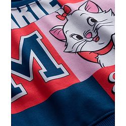 Babyhug Disney Terry Knit Drop Shoulder Full Sleeves Sweatshirt With Marie Graphics - Multicolor