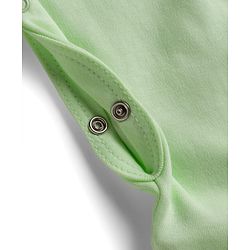 Babyhug 100% Cotton Interlock Knit Solid Colour Romper - Green
