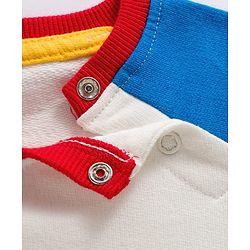 Babyhug Disney Terry Knit Full Raglan Sleeves Sweatshirt With Lion King Graphics - Multicolor