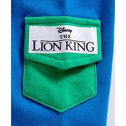 Babyhug Disney Terry Knit Full Raglan Sleeves Sweatshirt With Lion King Graphics - Multicolor