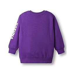 Babyhug Disney Terry Knit Full Sleeves Sweatshirt With Lion King Graphics - Lavender