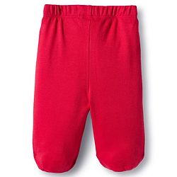 Babyhug Cotton Knit Bootie Leggings with Stripes & Fruits Print Pack of 3 - Red White & Yellow