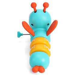 Babyhug Dancing Colorful|Crawling Caterpillar Toy|Wind-Up Mechanism & Gear Movement|Fun Early Learning Activity for Toddlers|BIS|No Batteries Needed|Safe&Engaging|Pack of 2 pcs-(Blue/Green)