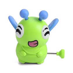 Babyhug Dancing Colorful|Crawling Caterpillar Toy|Wind-Up Mechanism & Gear Movement|Fun Early Learning Activity for Toddlers|BIS|No Batteries Needed|Safe&Engaging|Pack of 2 pcs-(Blue/Green)