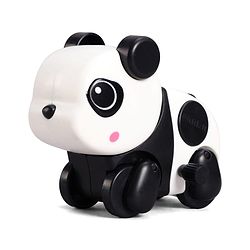 Babyhug Fawn & Panda Zoo Zoomers Adventure Duo Wind-Up Toy - Pack of 2| Fun and Interactive| Encourages Crawling| No Batteries Needed| BIS Certified| Toy for 18+ months| Safe, Durable & Engaging