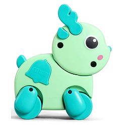 Babyhug Fawn & Panda Zoo Zoomers Adventure Duo Wind-Up Toy - Pack of 2| Fun and Interactive| Encourages Crawling| No Batteries Needed| BIS Certified| Toy for 18+ months| Safe, Durable & Engaging
