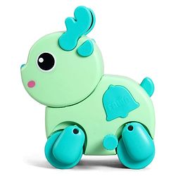 Babyhug Fawn & Panda Zoo Zoomers Adventure Duo Wind-Up Toy - Pack of 2| Fun and Interactive| Encourages Crawling| No Batteries Needed| BIS Certified| Toy for 18+ months| Safe, Durable & Engaging