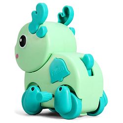 Babyhug Fawn & Panda Zoo Zoomers Adventure Duo Wind-Up Toy - Pack of 2| Fun and Interactive| Encourages Crawling| No Batteries Needed| BIS Certified| Toy for 18+ months| Safe, Durable & Engaging
