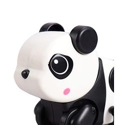 Babyhug Fawn & Panda Zoo Zoomers Adventure Duo Wind-Up Toy - Pack of 2| Fun and Interactive| Encourages Crawling| No Batteries Needed| BIS Certified| Toy for 18+ months| Safe, Durable & Engaging