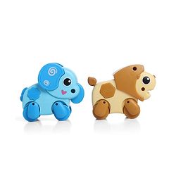 Babyhug Fawn & Panda Zoo Zoomers Adventure Duo Wind-Up Toy - Pack of 2| Fun and Interactive| Encourages Crawling| No Batteries Needed| BIS Certified| Toy for 18+ months| Safe, Durable & Engaging