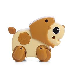 Babyhug Fawn & Panda Zoo Zoomers Adventure Duo Wind-Up Toy - Pack of 2| Fun and Interactive| Encourages Crawling| No Batteries Needed| BIS Certified| Toy for 18+ months| Safe, Durable & Engaging