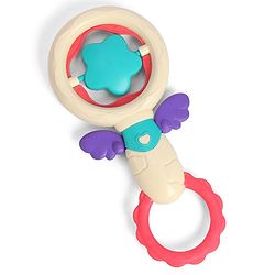 Babyhug Baby Rattles Pack of 2 | Bright Colors & Sounds|Promotes Motor Skills & Sensory Development|Fun & Engaging Toy|Safe, Non-Toxic|Improves Grasping Skill| Ideal Gift for 3+ Months | BIS Certified