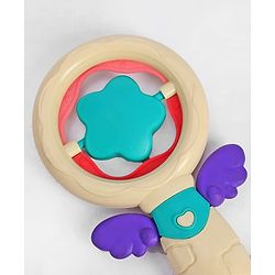 Babyhug Baby Rattles Pack of 2 | Bright Colors & Sounds|Promotes Motor Skills & Sensory Development|Fun & Engaging Toy|Safe, Non-Toxic|Improves Grasping Skill| Ideal Gift for 3+ Months | BIS Certified