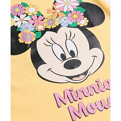 Babyhug Disney Interlock Knit Full Sleeves Footed Sleepsuit With Mickey & Friends Graphics Pack Of 2 - Yellow & White