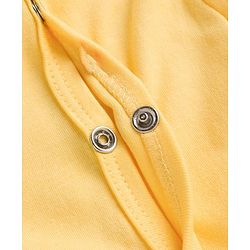 Babyhug Disney Interlock Knit Full Sleeves Footed Sleepsuit With Mickey & Friends Graphics Pack Of 2 - Yellow & White