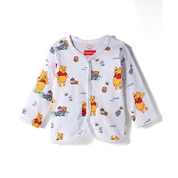 Babyhug Disney Interlock Knit Full Sleeves Jhablas With Winnie The Pooh Graphics Pack of 3 - Multicolor