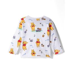 Babyhug Disney Interlock Knit Full Sleeves Jhablas With Winnie The Pooh Graphics Pack of 3 - Multicolor