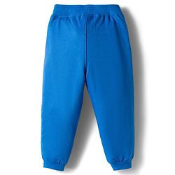 Babyhug Disney Terry Knit  Full Sleeves Sweatshirt and Track Pant with Mickey Mouse Graphic - Blue