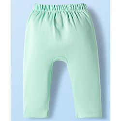 Babyhug Disney Interlock Knit Full Length Diaper Leggings with Winnie The Pooh Graphics Pack of 3 - White Light Green & Lilac
