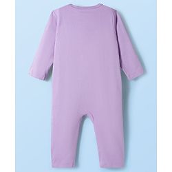 Babyhug Disney Interlock Knit Full Sleeves Romper with Winnie the Pooh Graphic Pack of 3 - White Lavender & Sea Green