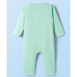 Babyhug Disney Interlock Knit Full Sleeves Romper with Winnie the Pooh Graphic Pack of 3 - White Lavender & Sea Green