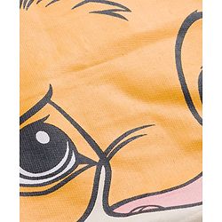 Babyhug Disney Terry Knit Full Sleeves Sweatshirt & Lounge Pant Set with Lion King Graphic - Black