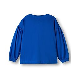 Babyhug 100% Cotton Knit Full Sleeves T-Shirt with Be Awesome Text Print - Royal Blue