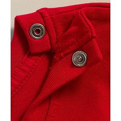 Babyhug Disney Single Jersey Knit Full Sleeves T-Shirts with Mickey & Friend Graphic Pack of 3 - Red Blue & White
