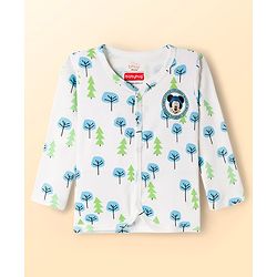 Babyhug Disney Interlock Knit Full Sleeves Jhablas with Mickey Mouse Graphics Pack of 3 - Multicolour