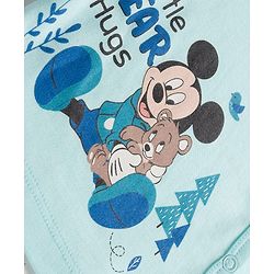 Babyhug Disney Interlock Knit Full Sleeves Jhablas with Mickey Mouse Graphics Pack of 3 - Multicolour