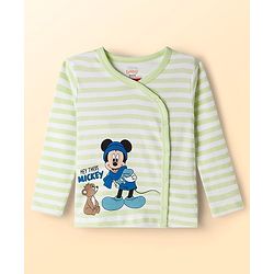 Babyhug Disney Interlock Knit Full Sleeves Jhablas with Mickey Mouse Graphics Pack of 3 - Multicolour