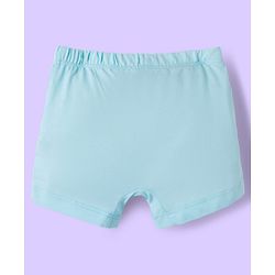 Babyhug Disney Lycra Knit Trunks with Mickey Mouse Graphic Pack of 3 - Light Blue White & Light Green