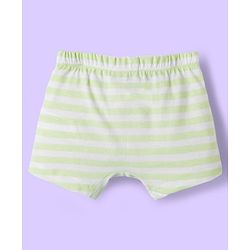 Babyhug Disney Lycra Knit Trunks with Mickey Mouse Graphic Pack of 3 - Light Blue White & Light Green
