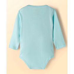 Babyhug Disney Interlock Knit Full Sleeves Onesies with Minnie Mouse Graphic Pack of 3 - Light Green Light Blue & White